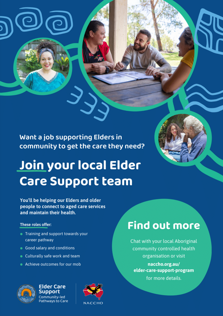 NACCHO Elder Care Support Recruitment Poster