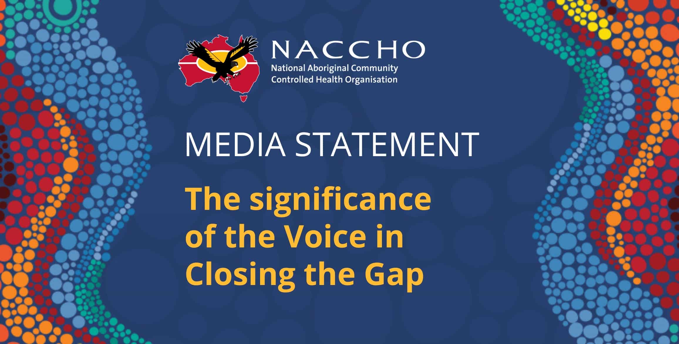 NACCHO Media Statement - The significance of the Voice in Closing the Gap
