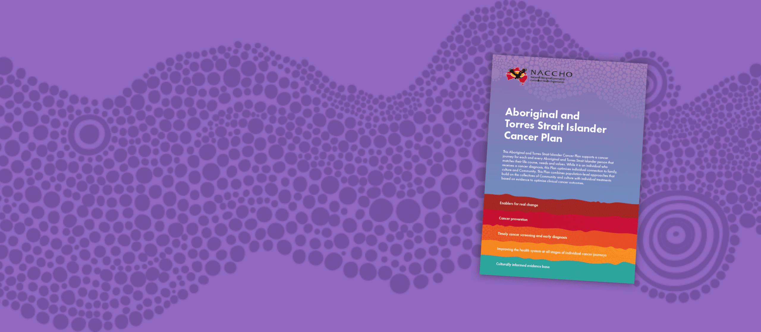 Aboriginal and Torres Strait Islander Cancer Plan - Website Hero Image